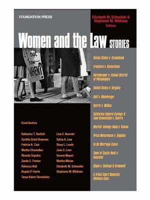 cover image of Women and the Law Stories